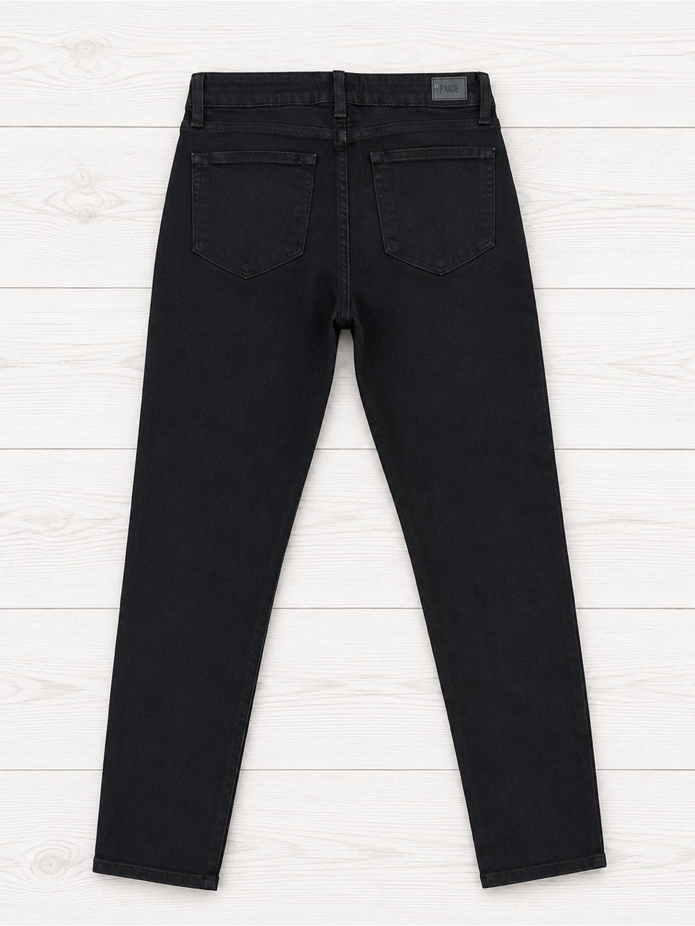 PAIGE Hoxton High Rise Skinny Jeans Women’s 28 Black Stretch Made USA - Picture 3 of 7